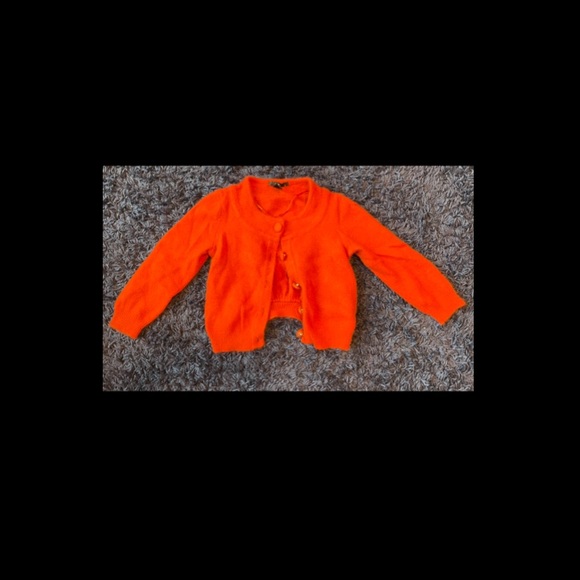 H&M orange fuzzy cropped sweater - Picture 4 of 4